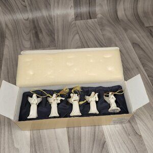 Mikasa Holiday Elegance 5 Angels Ornaments Figurines Playing Musical Instruments